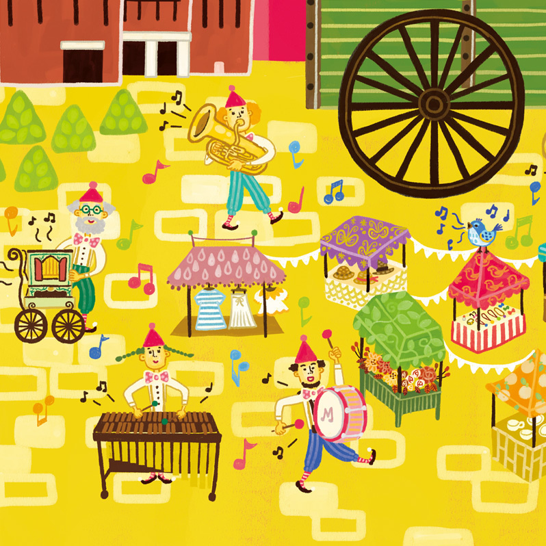 イラストレーターStudioCUBE. ほのぼの手描き風味Bタッチのイラスト実績