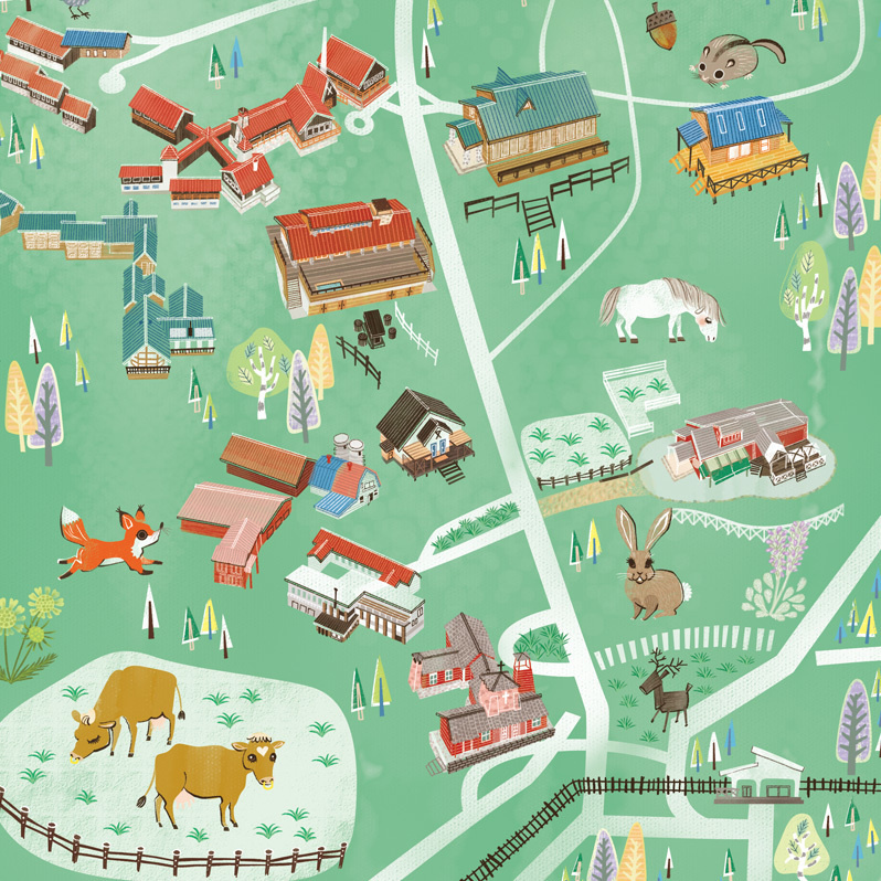 イラストレーターStudioCUBE. ほのぼの手描き風味Bタッチのイラスト実績