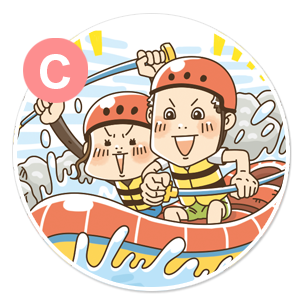 コミカルでかわいい Cタッチ