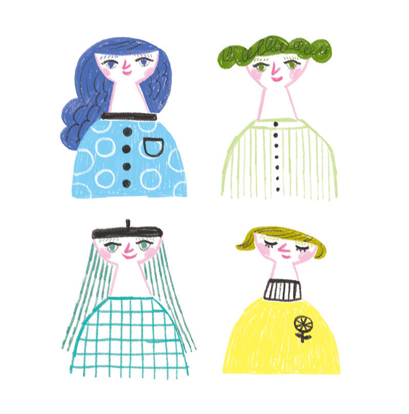 イラスト制作 イラストレーターStudioCUBE.