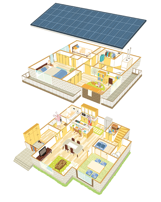 施設 室内 フロアマップ イラストマップ イラストレーターStudioCUBE.